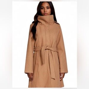 Mia Melon Lexi Wool Coat Camel Size XL